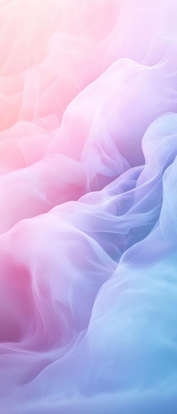 Soft blurred waves of pastel colors flowing across the screen