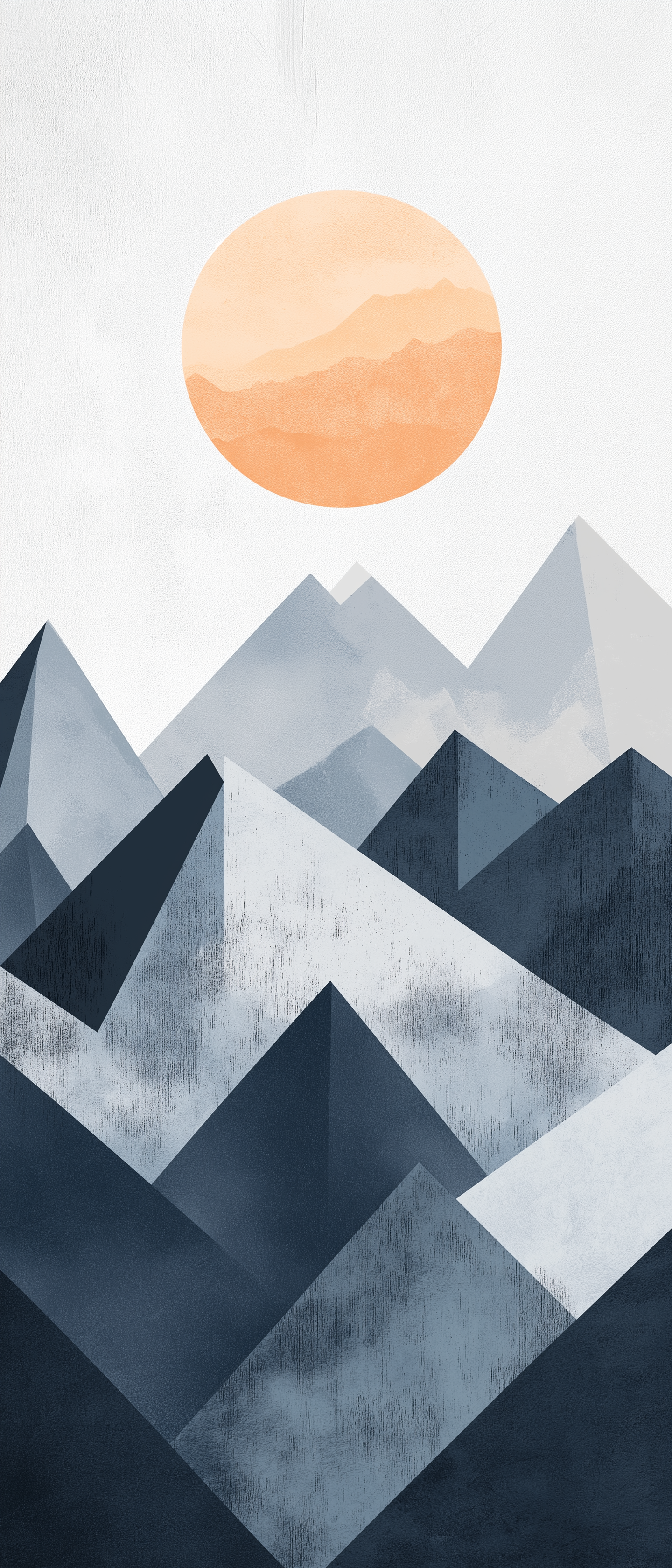 Minimalist Mountains Smartphone Wallpaper